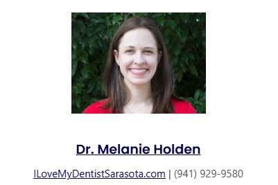 Dentist Melanie Holden